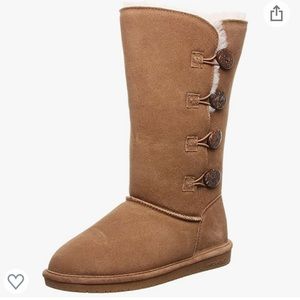 Bearpaw Lori real fur boots
